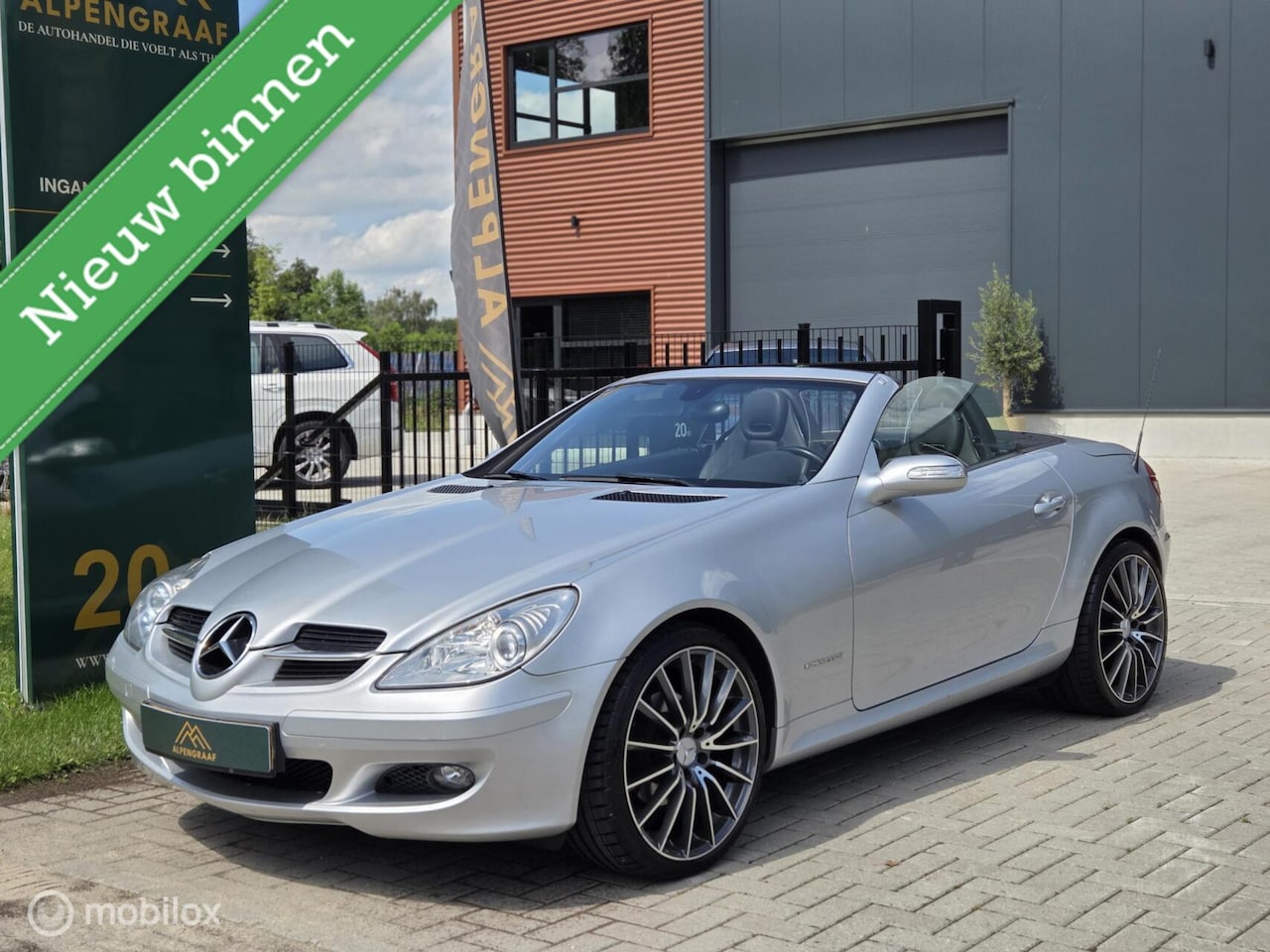 Mercedes-Benz SLK-klasse - 200 K. Windscherm Airco Leder In nette staat met Onderhoudshistorie. - AutoWereld.nl