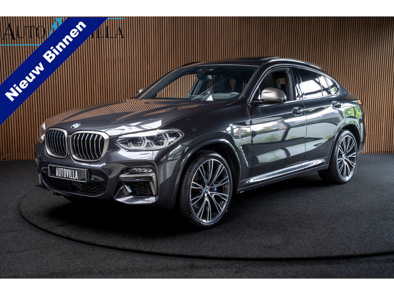 BMW X4 - M40i HUD Panodak 360° Harman K Leer ACC Navi Keyless Entry & Go Elektr. uitklapbare trekha - AutoWereld.nl