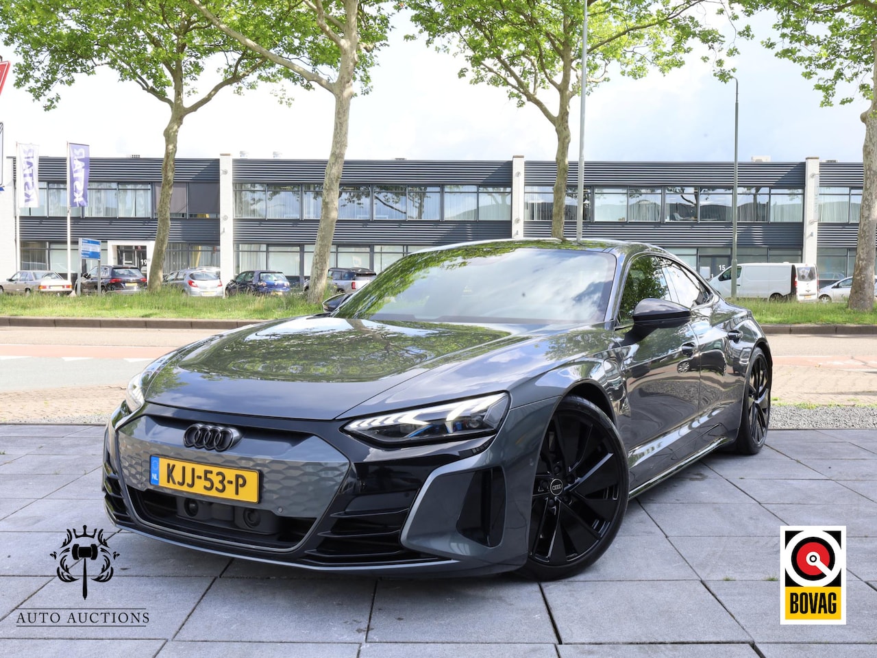 Audi e-tron GT - RS 93 kWh 600PK | Panodak | Leer | B&O | Laser LED | 4Wielsturing | HuD | 360° | - AutoWereld.nl