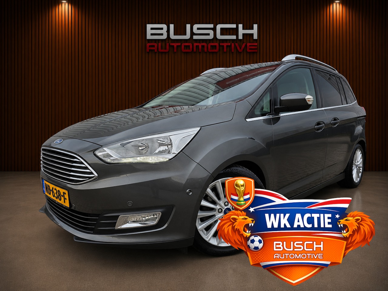 Ford Grand C-Max - 1.5 Titanium | VAN 2e EIGENAAR | AUTOMAAT | - AutoWereld.nl