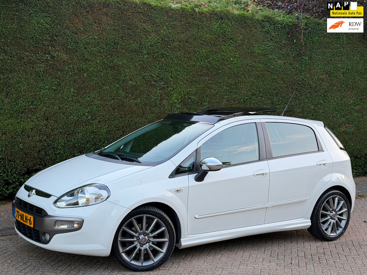 Fiat Punto Evo - 1.3 M-Jet AIRCO/LEER/PDC/PANORAMADAK/LAGE KM! - AutoWereld.nl