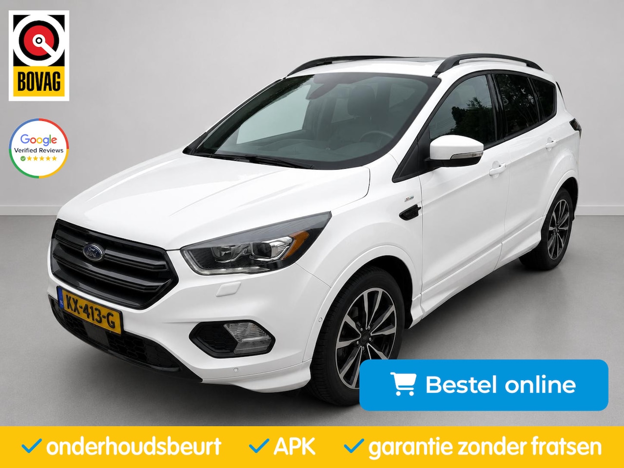 Ford Kuga - 1.5 ST Line|ACC|Pano|Trekhaak|Keyless| Camera|Navi|ParkeerAssistent|Elek klep - AutoWereld.nl