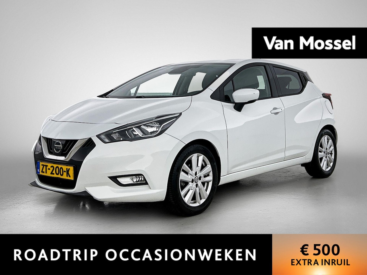 Nissan Micra - 1.0 IG-T N-Connecta | NAVIGATIE | ACHTERUITRIJCAMERA | BLEUTOOTH | CRUISE CONTROL | PARKEE - AutoWereld.nl