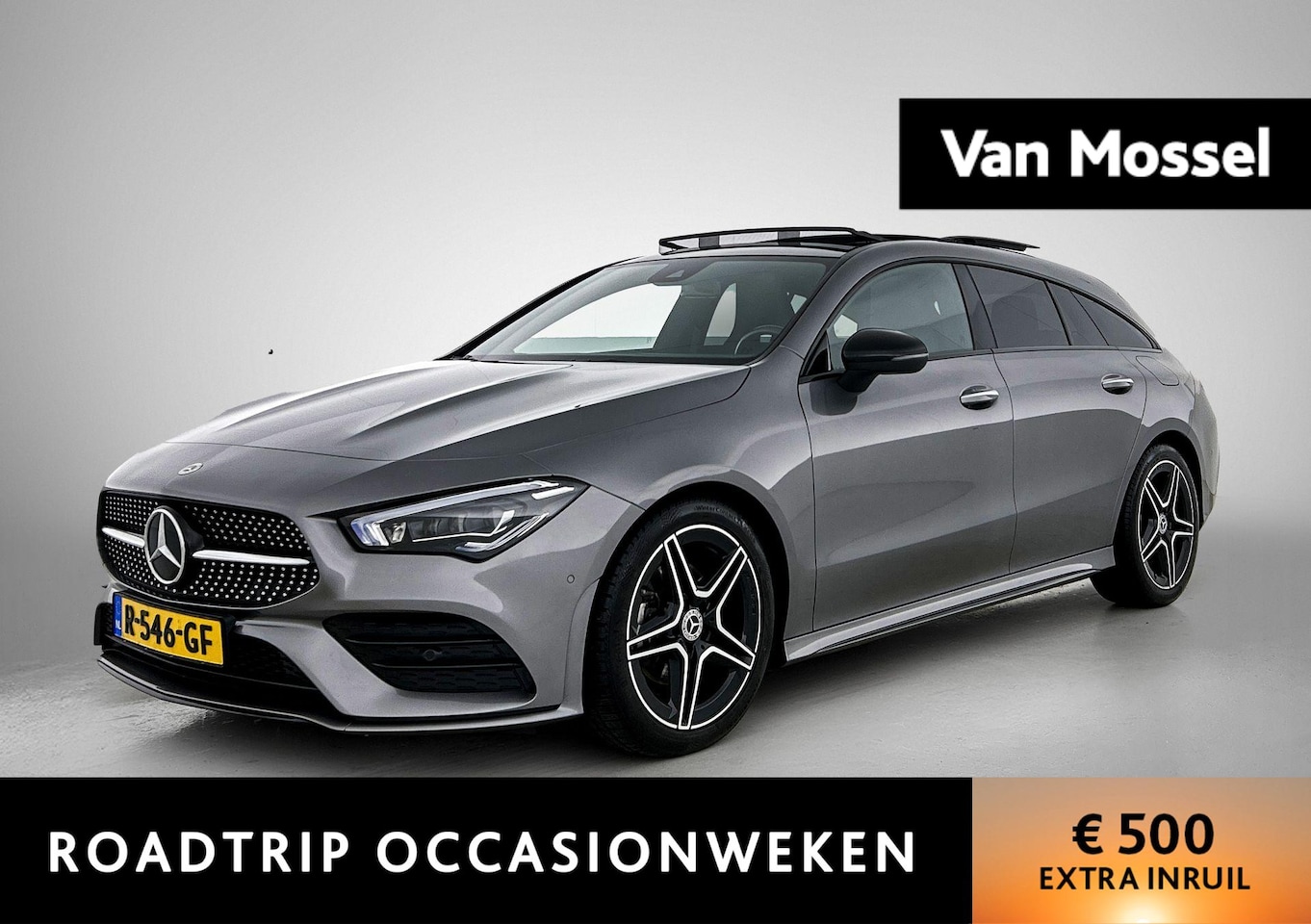 Mercedes-Benz CLA-klasse Shooting Brake - 180 Business Solution AMG | PANORAMADAK | ACHTERUITRIJCAMERA | SFEERVERLICHTING | STOELVER - AutoWereld.nl