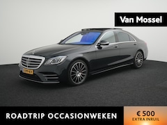 Mercedes-Benz S-klasse - 560 4Matic Lang Premium Plus | LUCHTVERING | AMG EXTERIEUR | LEDER | AMBIANTE | PANORAMADA