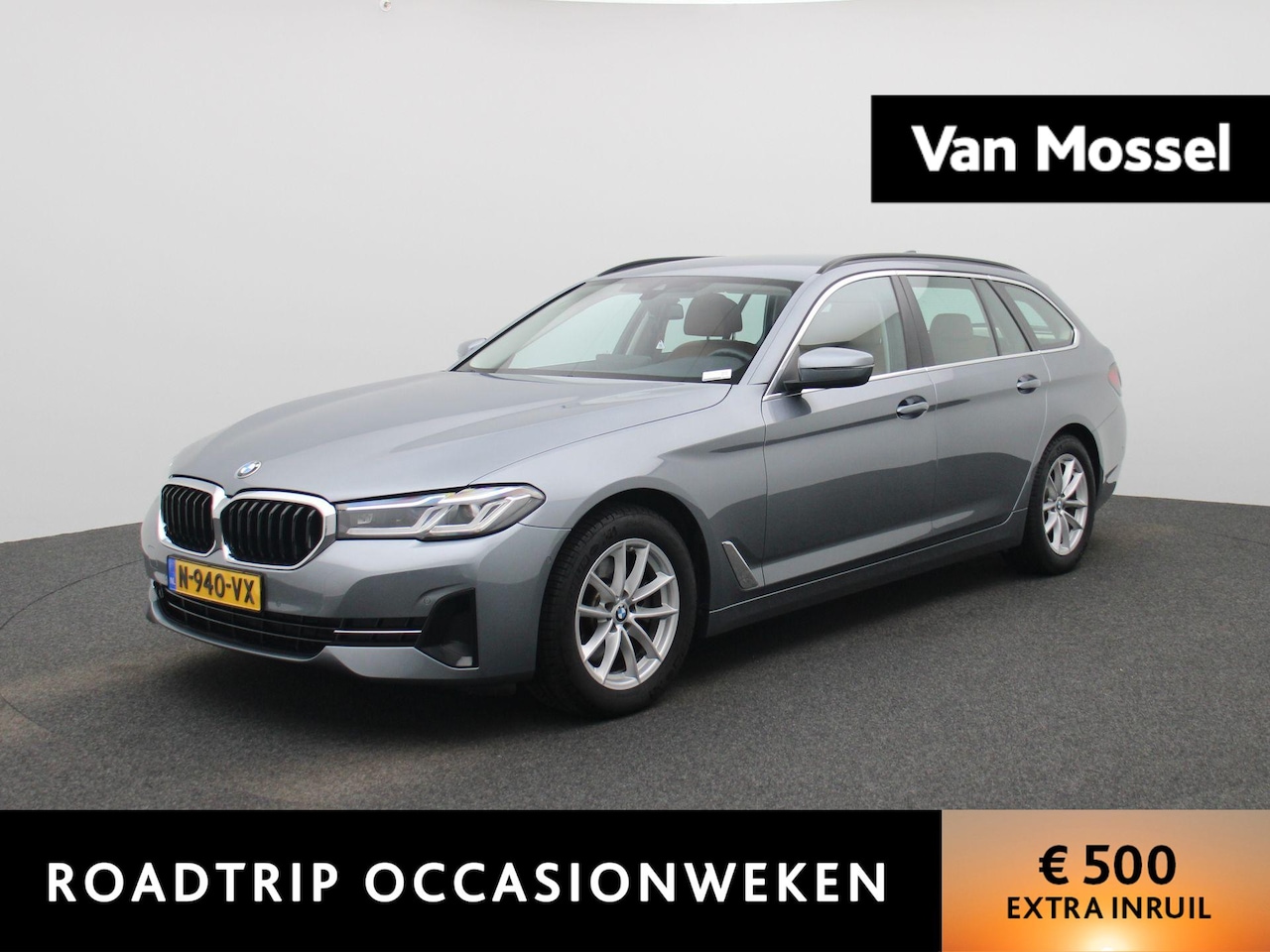 BMW 5-serie Touring - 520i Business Edition Plus | Automaat | LMV | Navigatie | Stoel verwarming | Virtual cockp - AutoWereld.nl