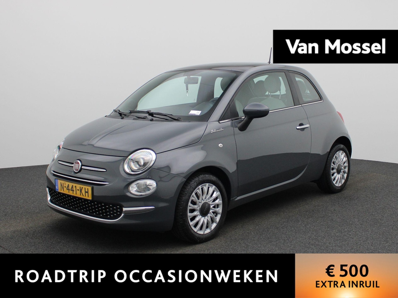 Fiat 500 - 1.0 Hybrid Dolcevita PANORAMADAK | APPLE CARPLAY | LMV | CRUISE | AIRCO | RADIO | BLUETOOT - AutoWereld.nl