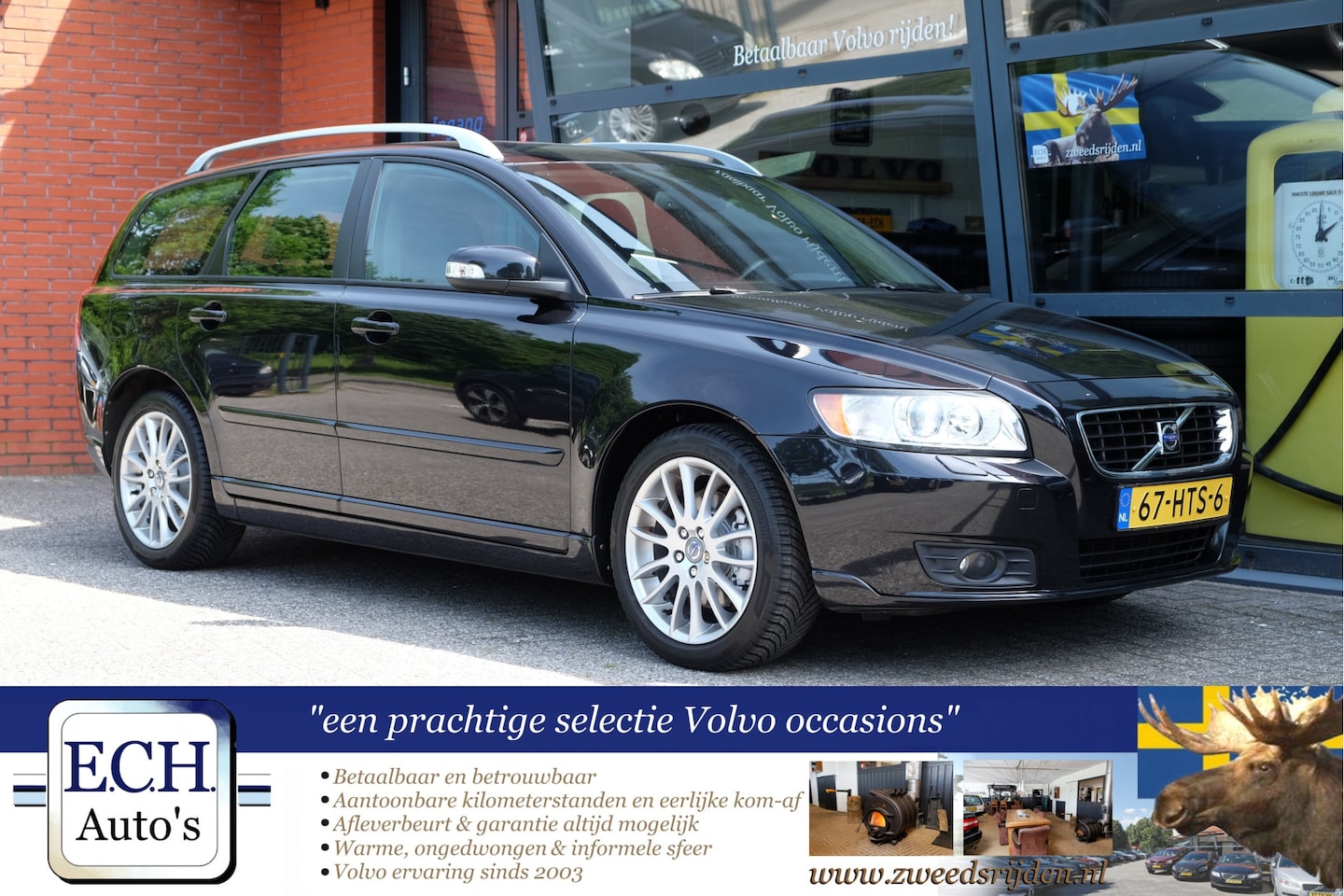 Volvo V50 - 2.4i 170 pk Aut. Edition II, Leer, 17 inch, Xenon - AutoWereld.nl