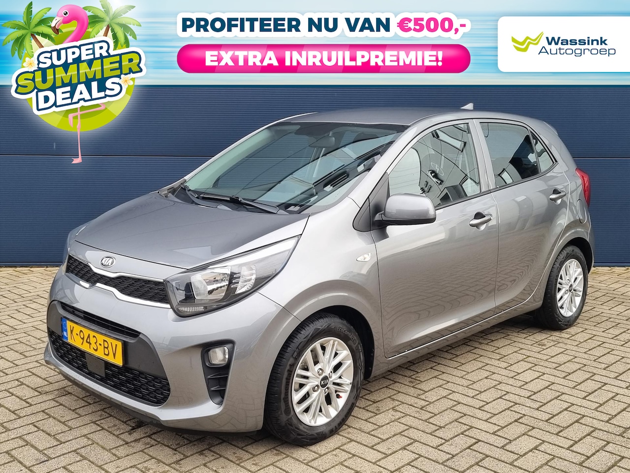 Kia Picanto - 1.0 DPi 67pk 4-zits DynamicLine SUMMER DEALS | Camera | Airco | Apple Carplay | Cruise Con - AutoWereld.nl