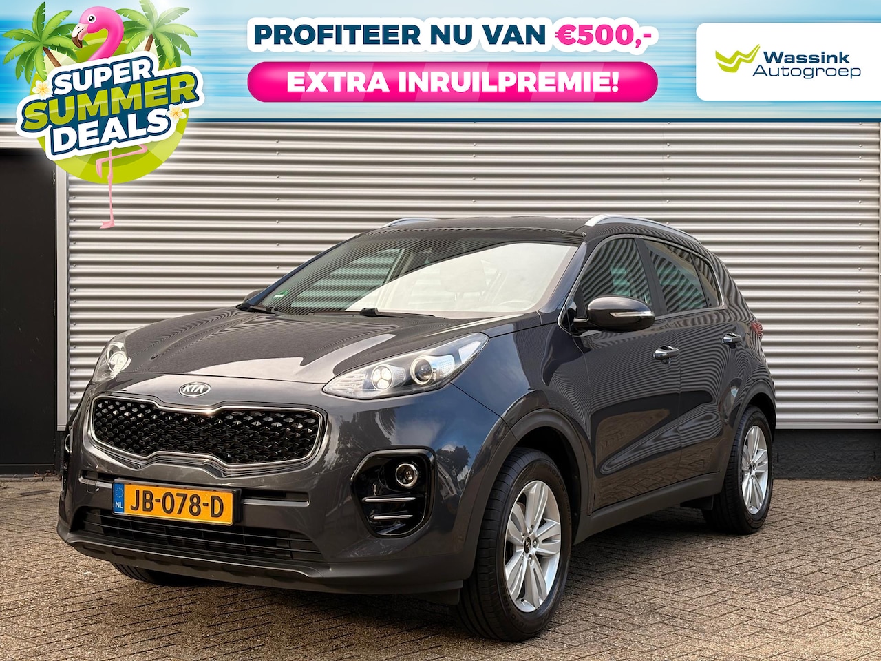 Kia Sportage - 1.6 GDI 135pk DynamicLine | Trekhaak | Camera | Navigatie | Climate Control | - AutoWereld.nl