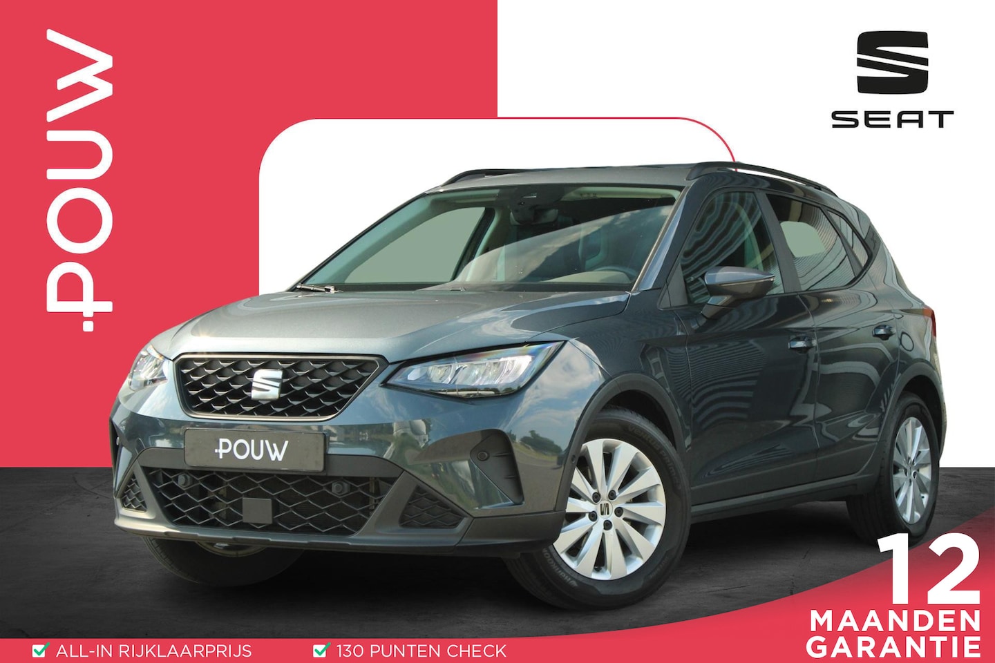 SEAT Arona - 1.0 TSI 95pk Style Business Intense | Stoelverwarming | Trekhaak | Parkeersensoren Voor/ A - AutoWereld.nl