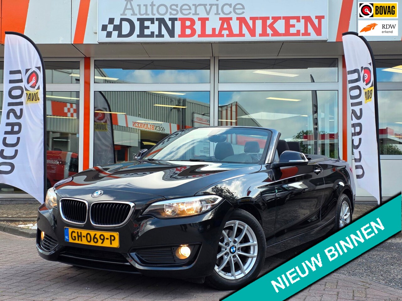 BMW 2-serie Cabrio - 218i Automaat BJ.2015 / Navigatie / Clima / Cruise / Lmv / Pdc !! - AutoWereld.nl