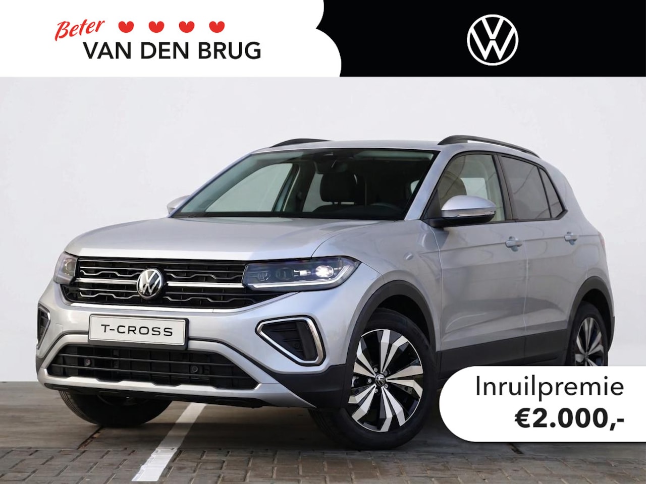 Volkswagen T-Cross - Life Edition 1.0 TSI 95 PK | Camera | PDC | Trekhaak | Keyless | LED Matrix | - AutoWereld.nl
