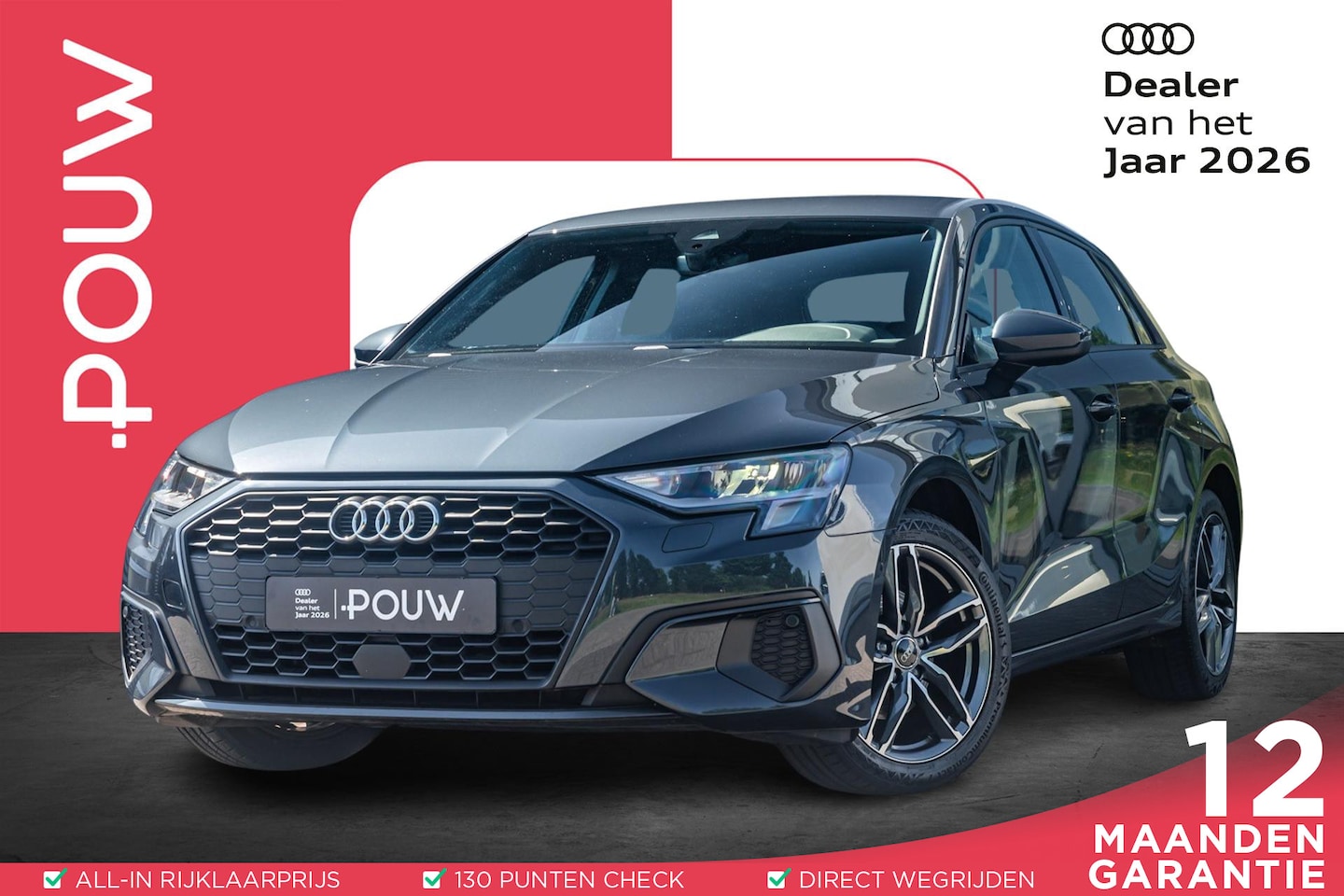 Audi A3 Sportback - 30 TFSI 110pk Pro Line | Parkeerpakket | Smartphone Interface | Adaptive Cruise - AutoWereld.nl