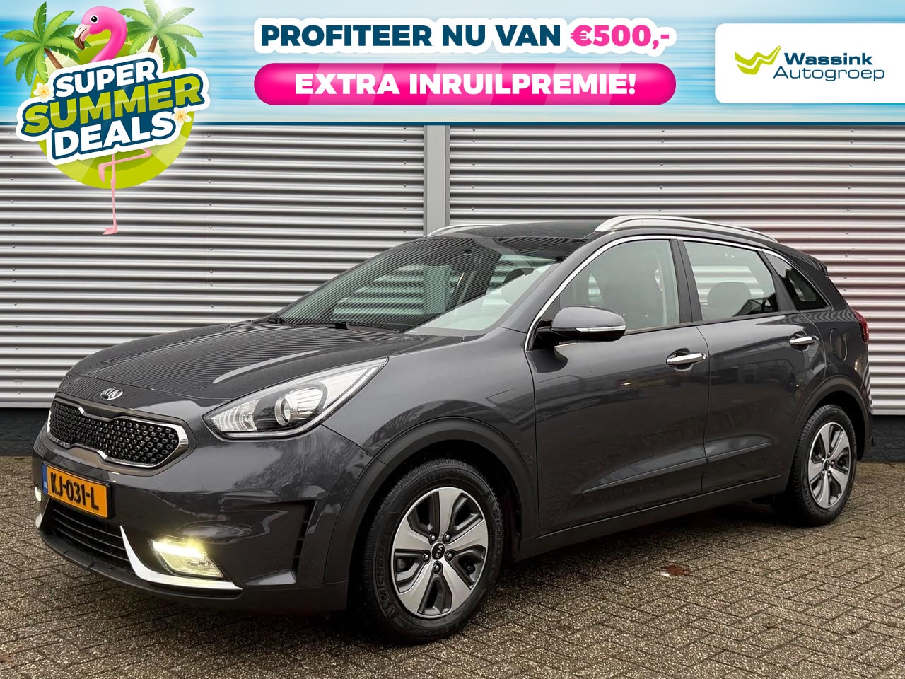 Kia Niro - 1.6 GDi Hybrid 141pk DCT6 First Edition | Summer Deals | Navigatie | Climate Control | Cam - AutoWereld.nl