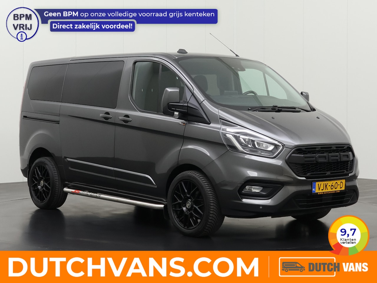 Ford Transit Custom - 2.0TDCI Automaat Limited Dubbele Cabine | 2xSchuifdeur | Multimedia | Camera | Trekhaak - AutoWereld.nl