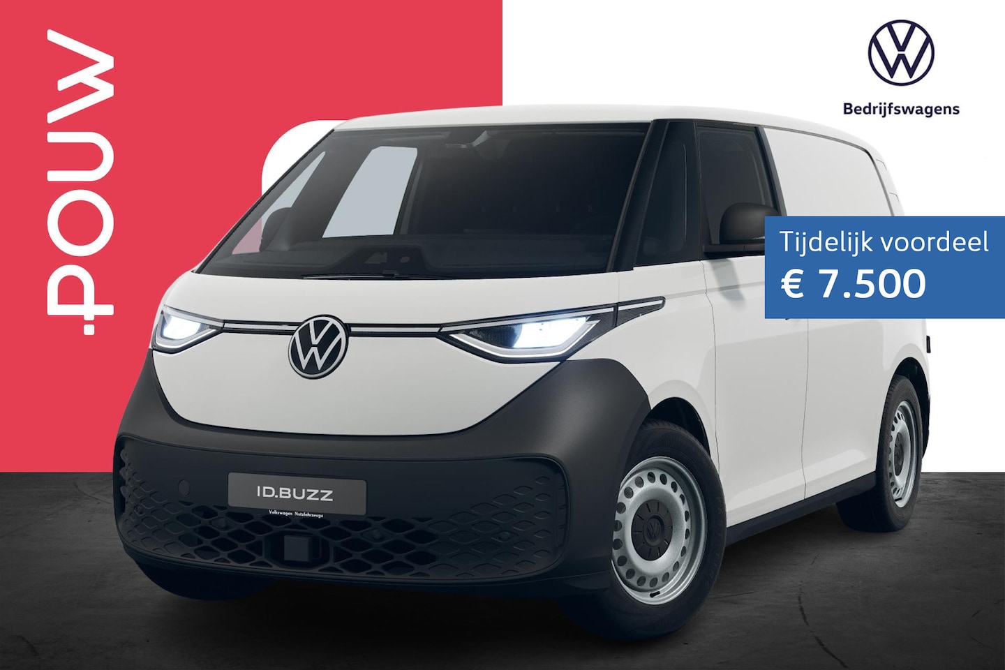 Volkswagen ID. Buzz Cargo - 190pk Economy Limited Edition 59 kWh | Stoelverwarming | Achteruitrijcamera - AutoWereld.nl