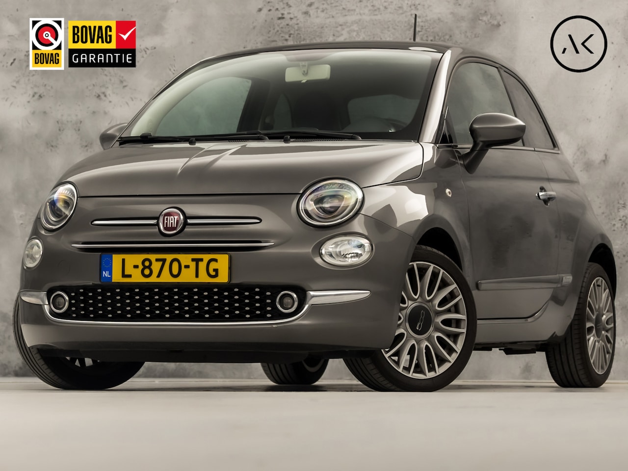 Fiat 500 - 1.2 Lounge (PANORAMADAK, GROOT SCHERM, GETINT GLAS, SPORTSTOELEN, LM VELGEN, PARKEERSENSOR - AutoWereld.nl