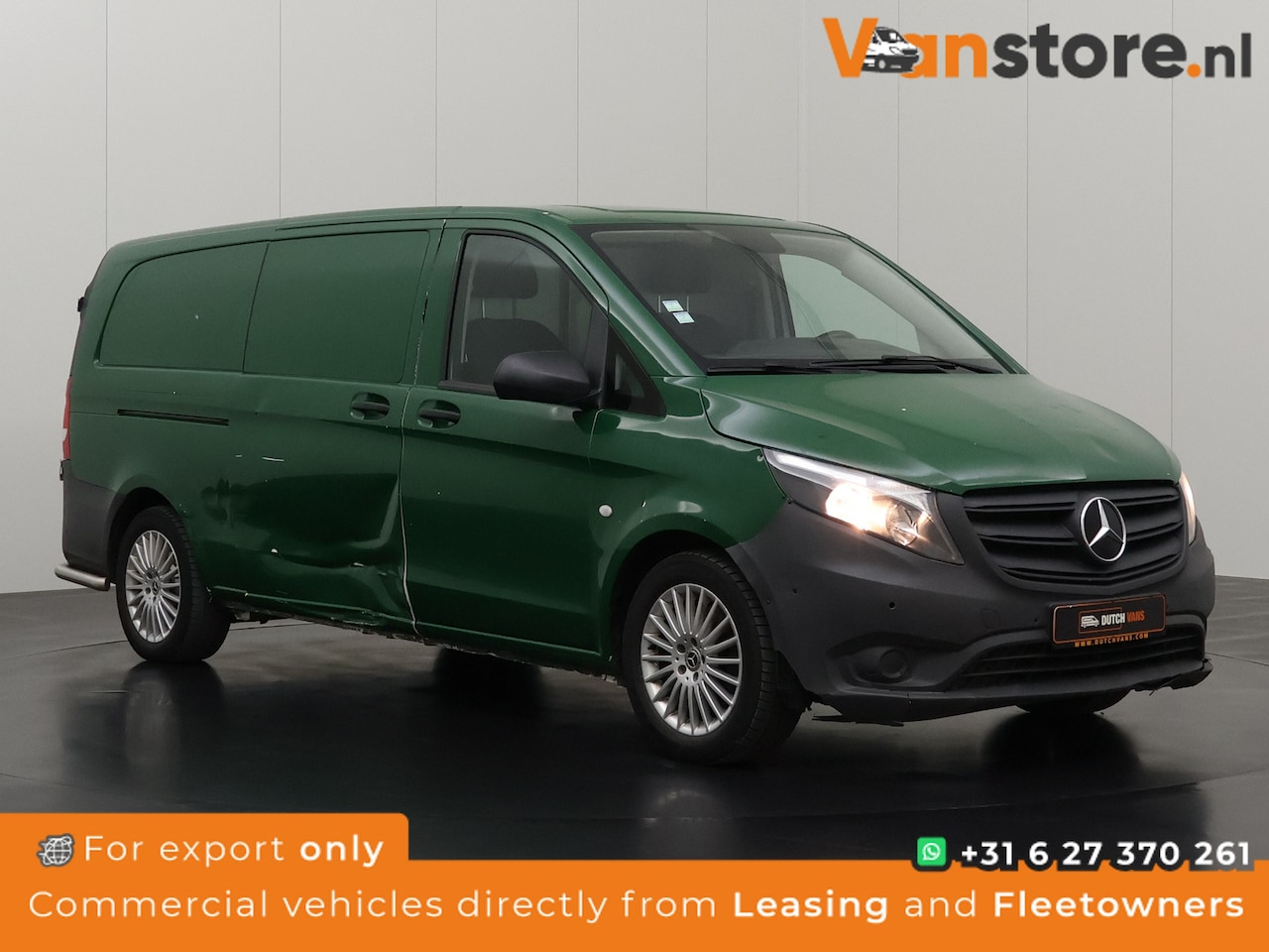 Mercedes-Benz Vito - eVito Koelwagen Extra Lang 90 kWh | Airco | Cruise - AutoWereld.nl