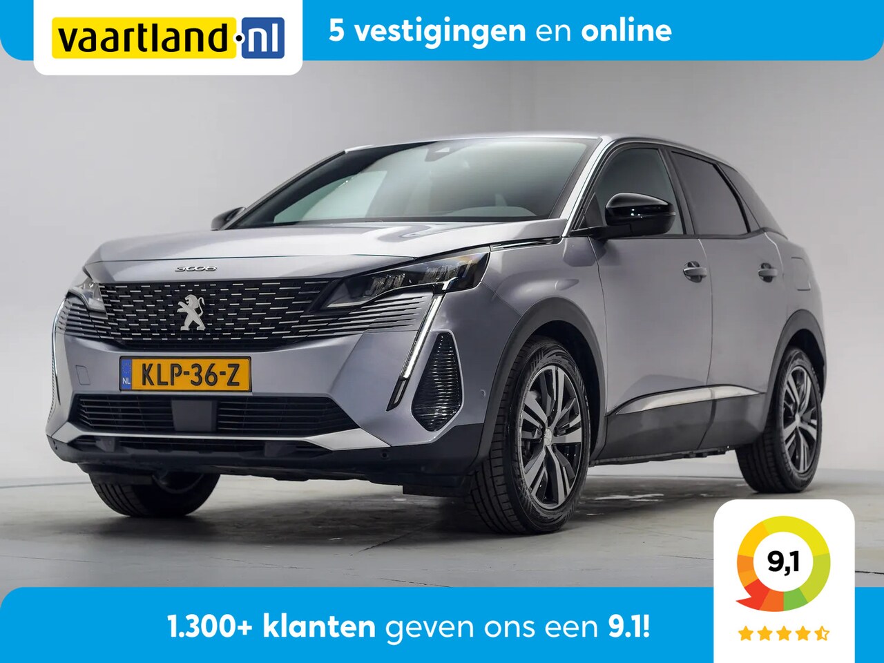 Peugeot 3008 - 1.6 HYbrid 225 Allure Pack Aut. [ Navi Camera Half-Leder i-Cockpit ] - AutoWereld.nl
