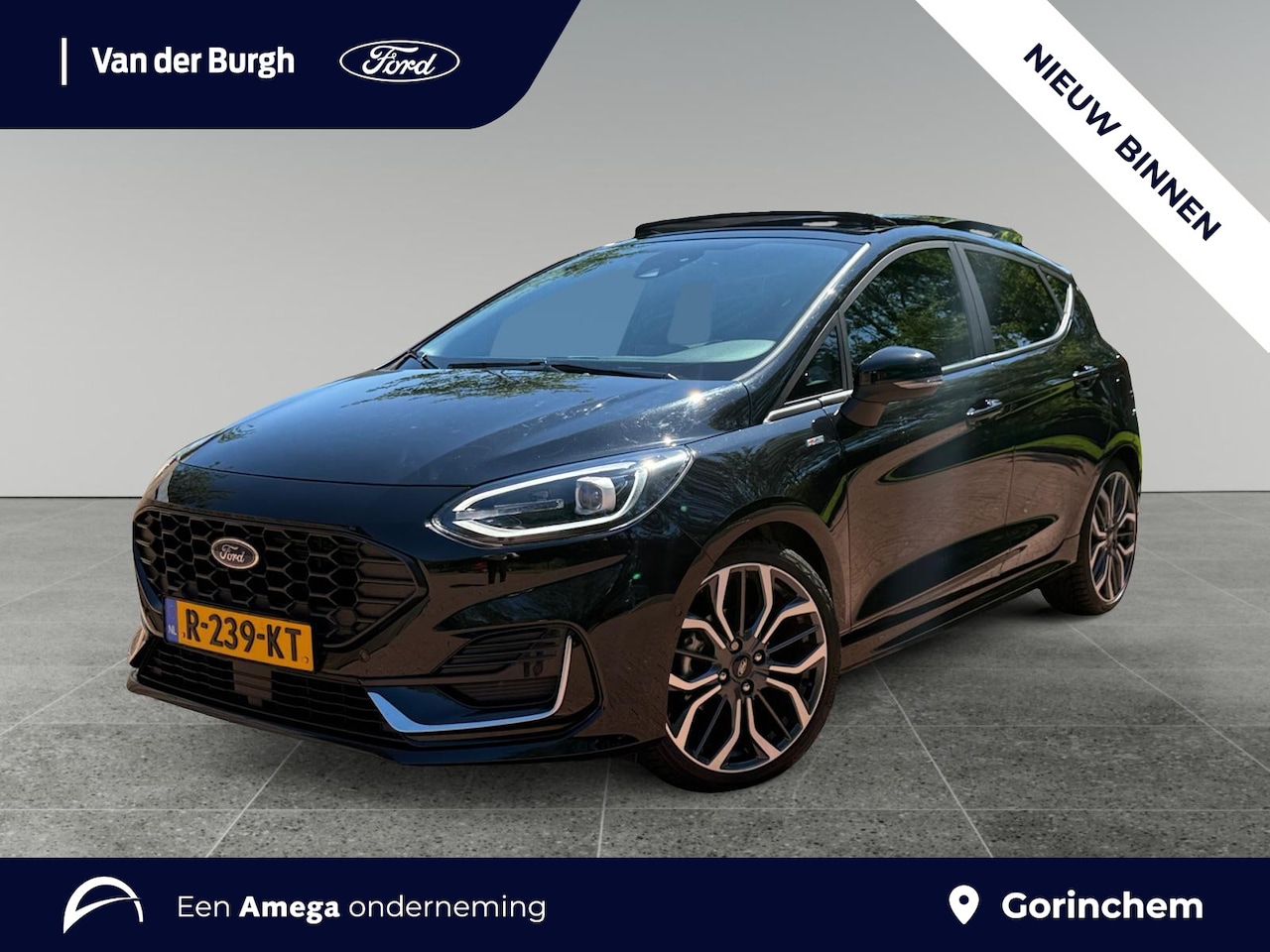 Ford Fiesta - 1.0 EcoBoost Hybrid ST-Line Vignale Panoramadak - Winter pack - Half Leder - AutoWereld.nl