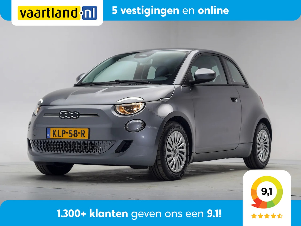Fiat 500e - 24kwh Aut.[ Airco Cruise control Apple / Android ] - AutoWereld.nl
