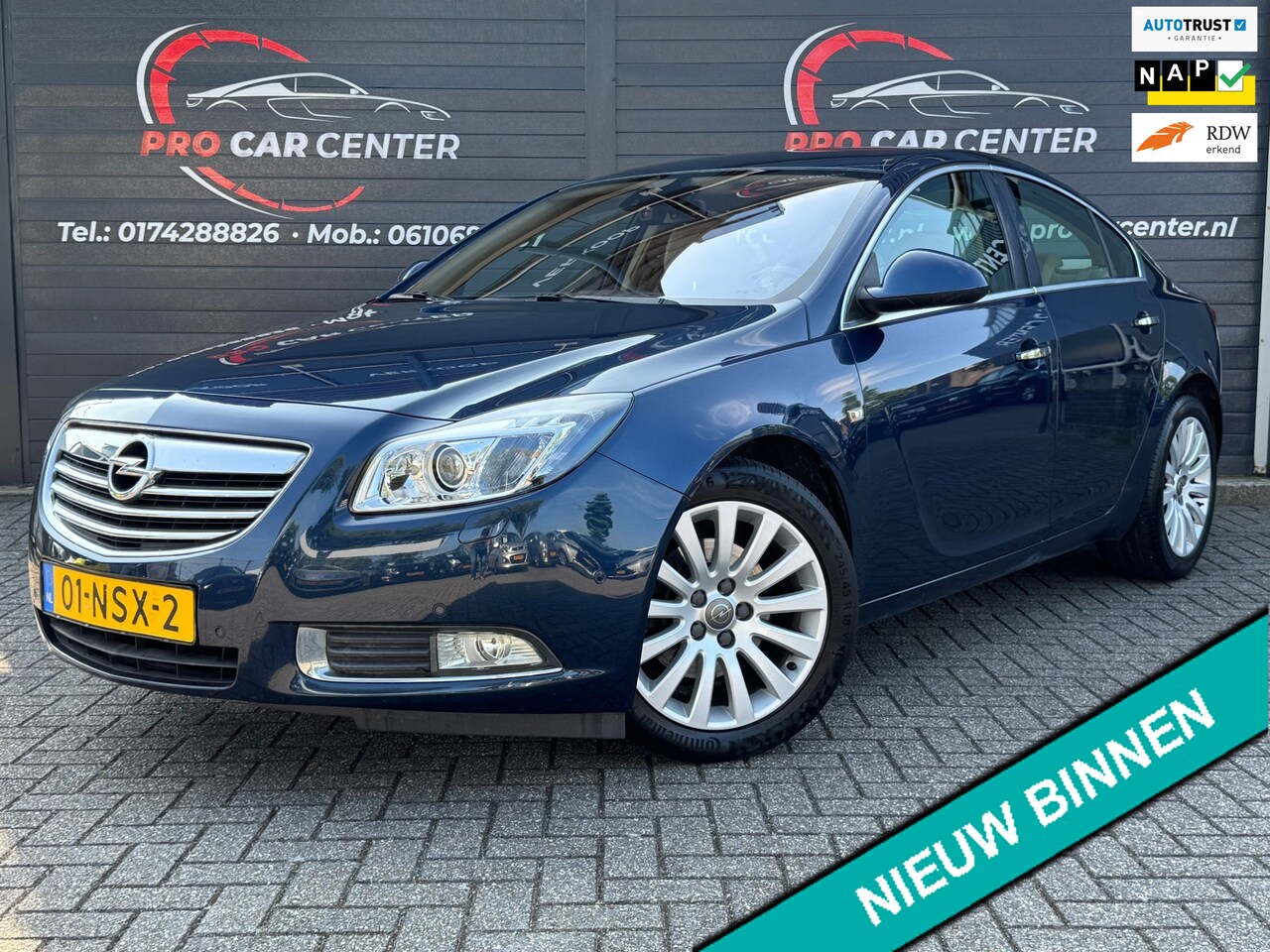 Opel Insignia - 2.0 T Cosmo AUT | CLIMATE | CRUISE | STOEL.VER | V-A PDC | XENON | NAVI | EL.RAMEN | NAP | - AutoWereld.nl