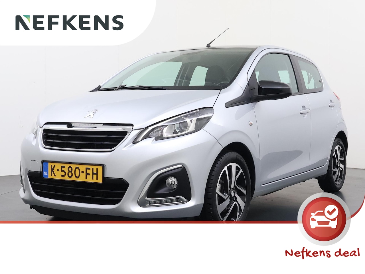 Peugeot 108 - Allure 72pk 5-deurs | Navigatie via Apple Carplay en Android auto | Airco | Lichtmetalen v - AutoWereld.nl