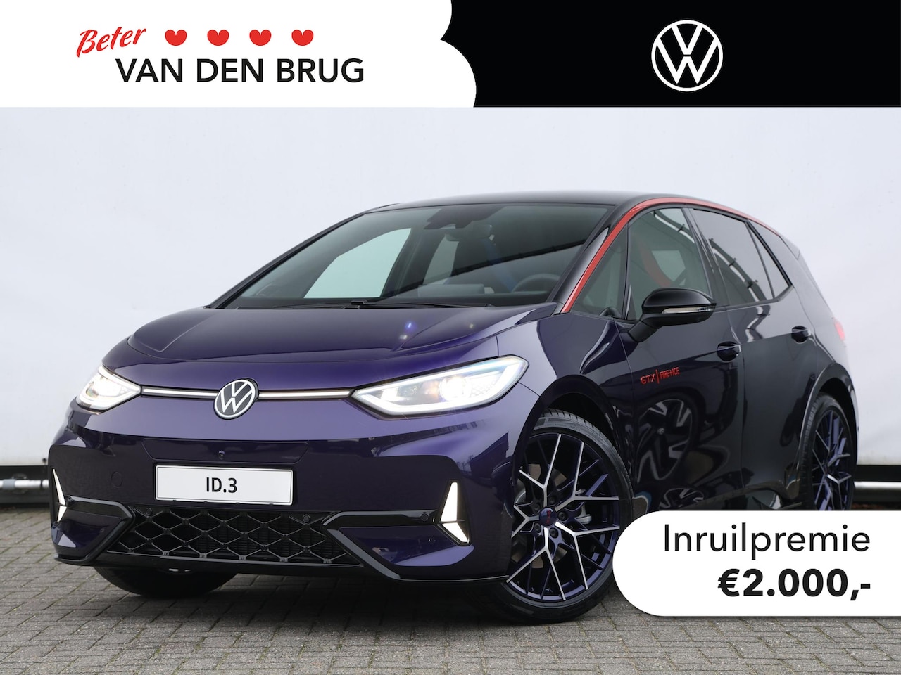 Volkswagen ID.3 - GTX Limited Edition 79 kWh / 326 PK | GTX Fire & Ice | Panoramadak | 360 Camera | Steunhaa - AutoWereld.nl