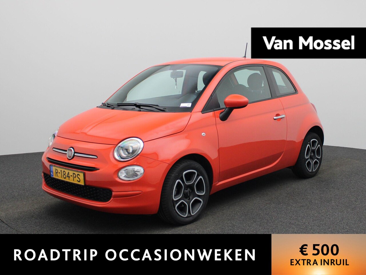 Fiat 500 - 1.0 Hybrid Club | APPLE CARPLAY - ANDROID AUTO | CRUISE CONTROL | AIRCO | BLUETOOTH | ELEK - AutoWereld.nl