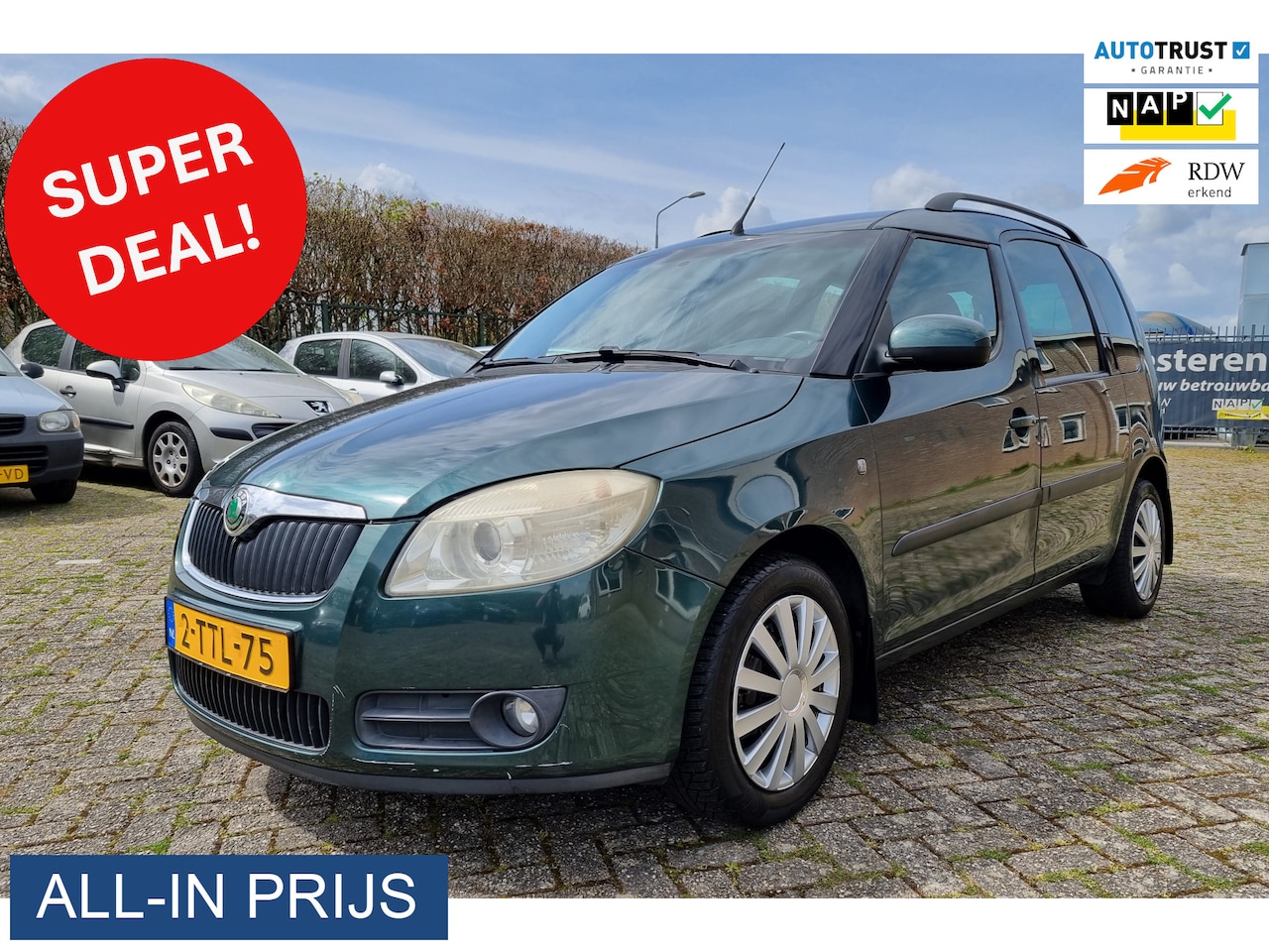 Skoda Roomster - 1.6-16V AUTOMAAT ✅TREKHAAK - AutoWereld.nl