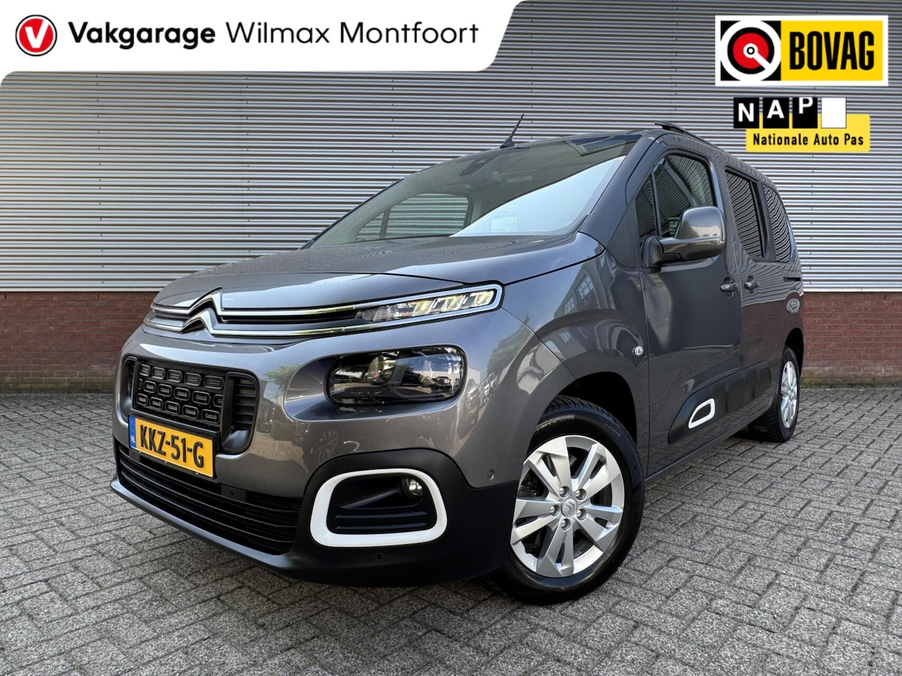 Citroën Berlingo XL - 1.2 PureTech Shine|Cruise|Camera|Clima|HUD|5pers|Automaat|Stoelverwarming| - AutoWereld.nl