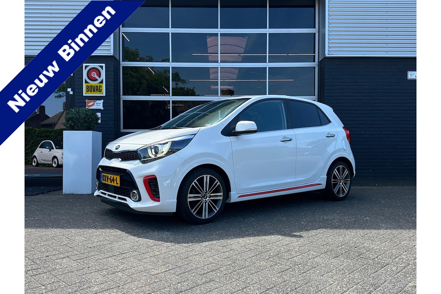 Kia Picanto - 1.2 DynamicPlusLine, GT-Line, Automaat, CarPlay, Camera, Cruise, Navi, Leder - AutoWereld.nl