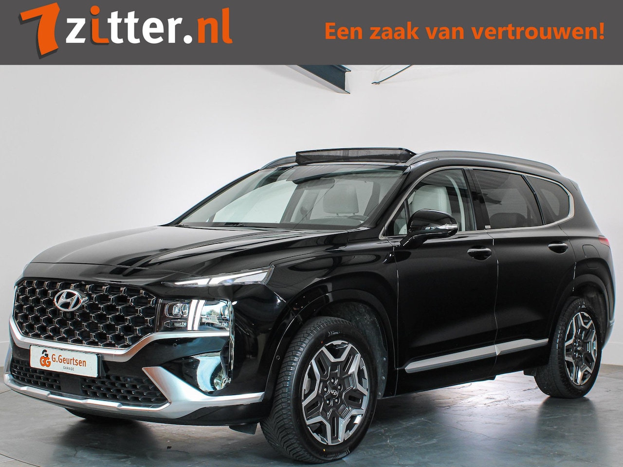 Hyundai Santa Fe - 1.6 T-GDI PHEV Premium Plus Sky 7-Persoons, Panoramadak, Volleder, Vol optie! - AutoWereld.nl