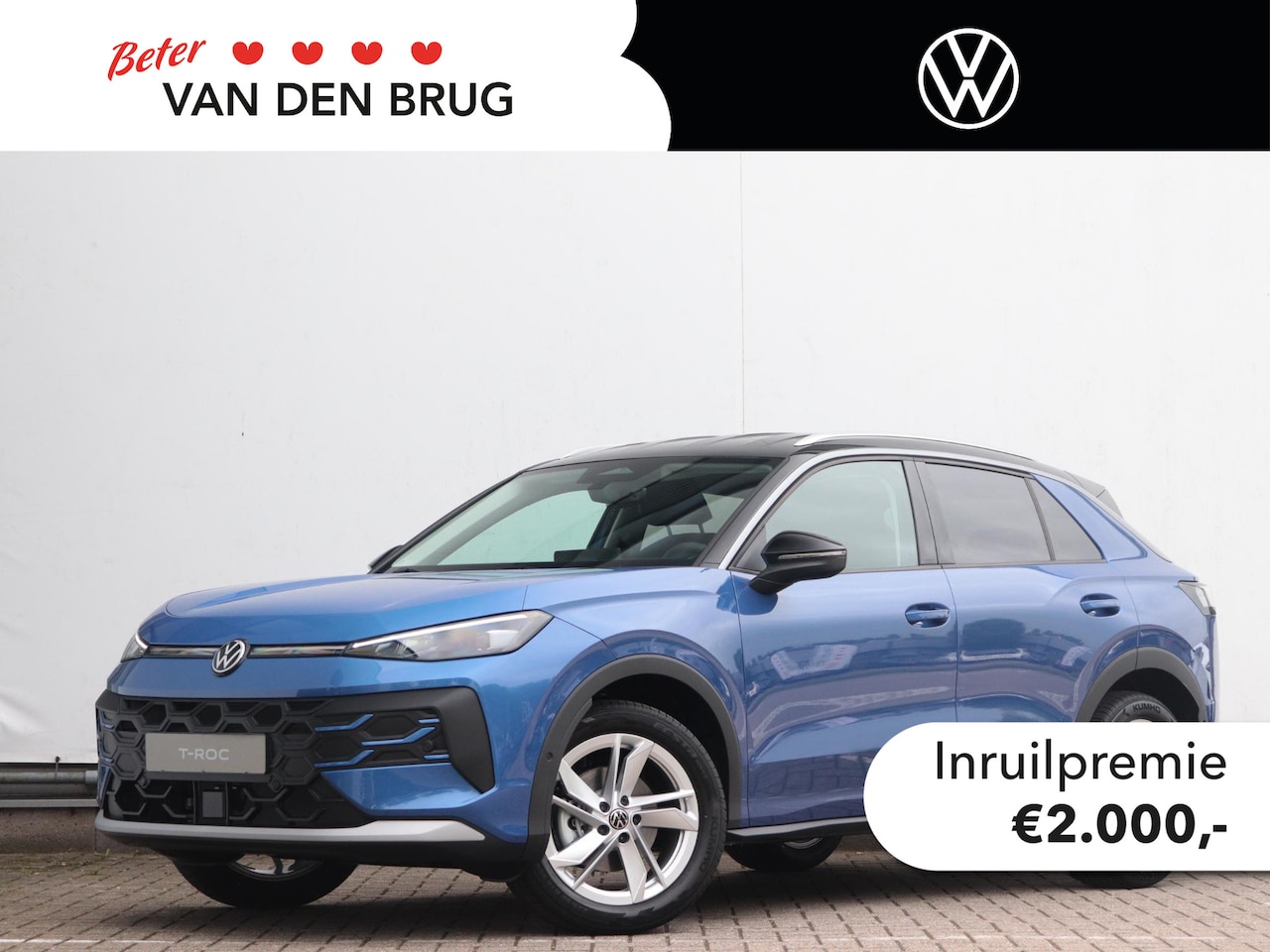 Volkswagen T-Roc - Style First Edition 1.5 eTSI 85 kW / 116 PK SUV 7 | Trekhaak | Zwart dak | Navigatie | Cam - AutoWereld.nl