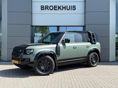 Land Rover Defender 110 - P300e Trophy Edition Keswick Green | El. trekhaak | Koelbox | Koel/verwarmbare voorstoelen