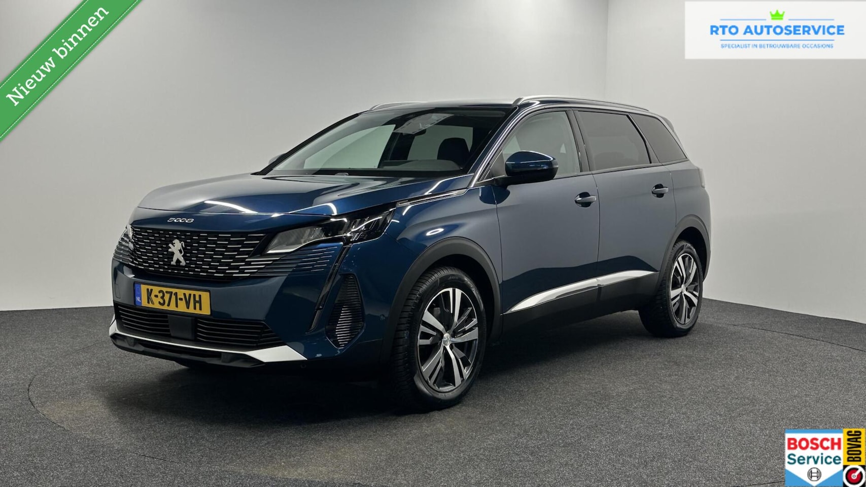 Peugeot 5008 - 1.2 PureTech Blue Lease Allure TREKHAAK CAMERA LM ECC CRUISE LED CARPLAY. - AutoWereld.nl