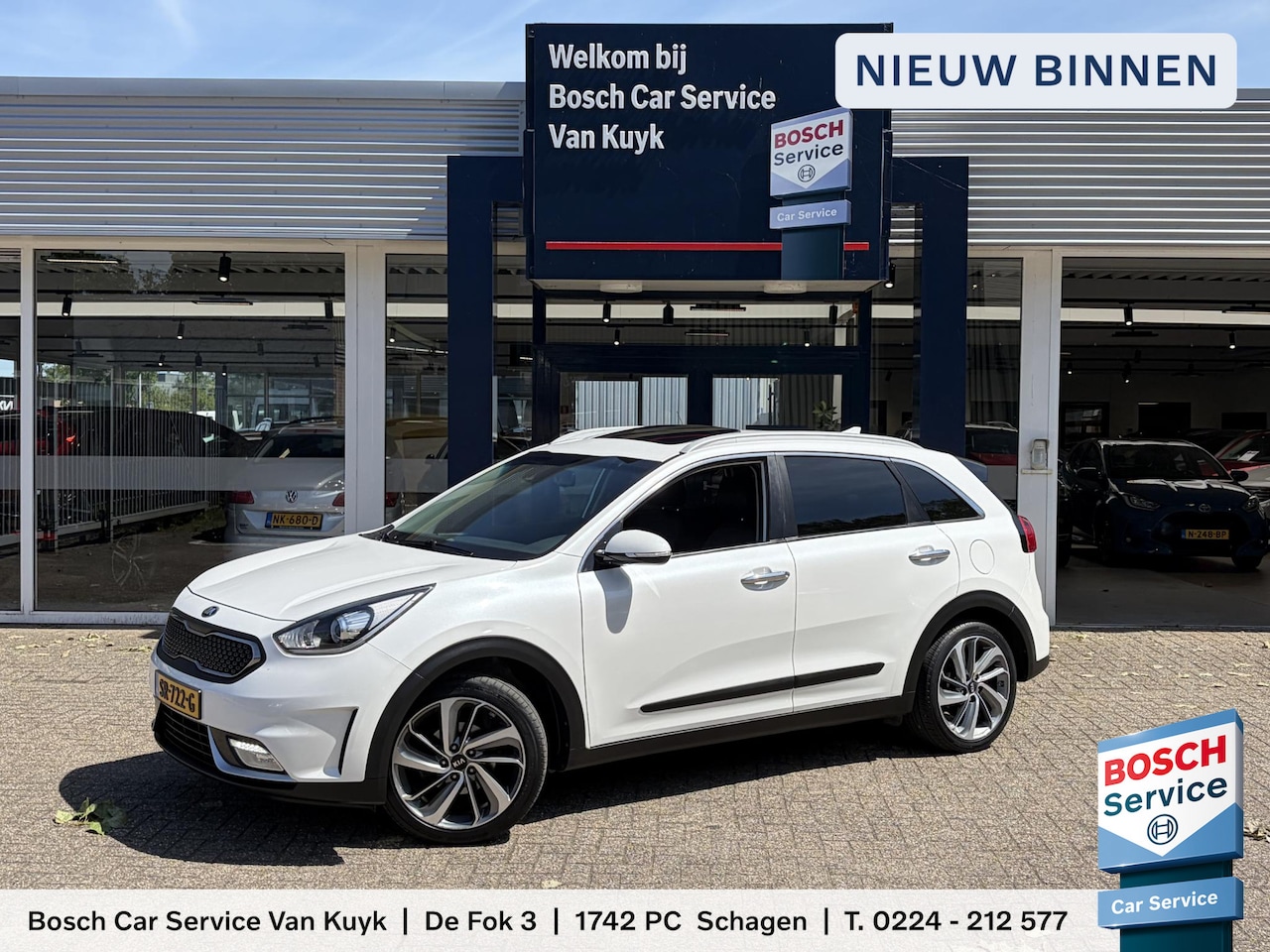 Kia Niro - 1.6 GDi Hybrid Edition / Automaat / NL-Auto / Schuif-Kanteldak / Stuur-/Stoelverwarming / - AutoWereld.nl