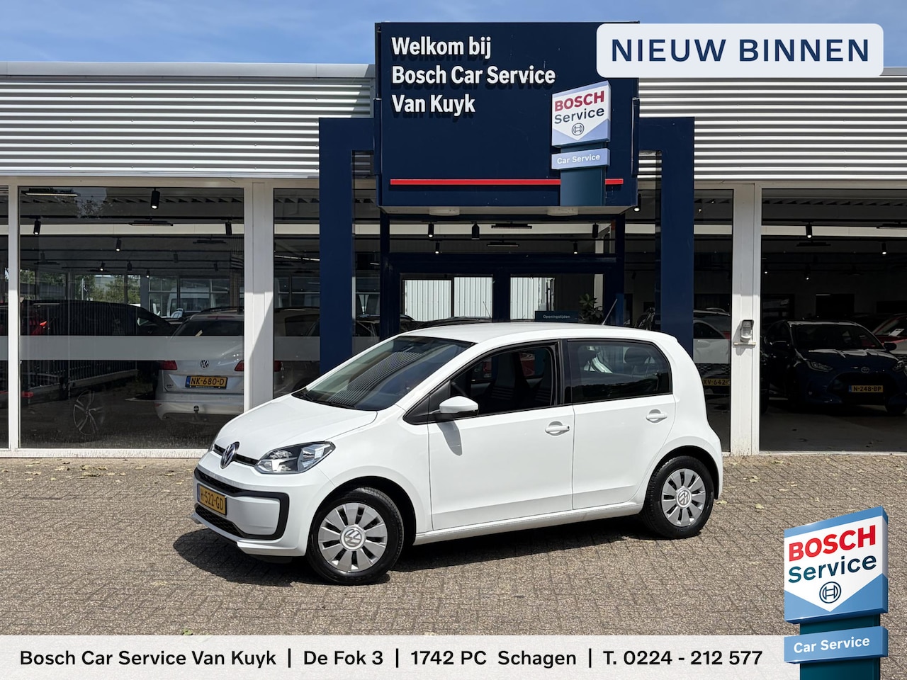Volkswagen Up! - 1.0 BMT move up! / 5-Deurs / NL-Auto / 1e-Eigenaar / LED / DAB Radio-Bluetooth / Airco / E - AutoWereld.nl