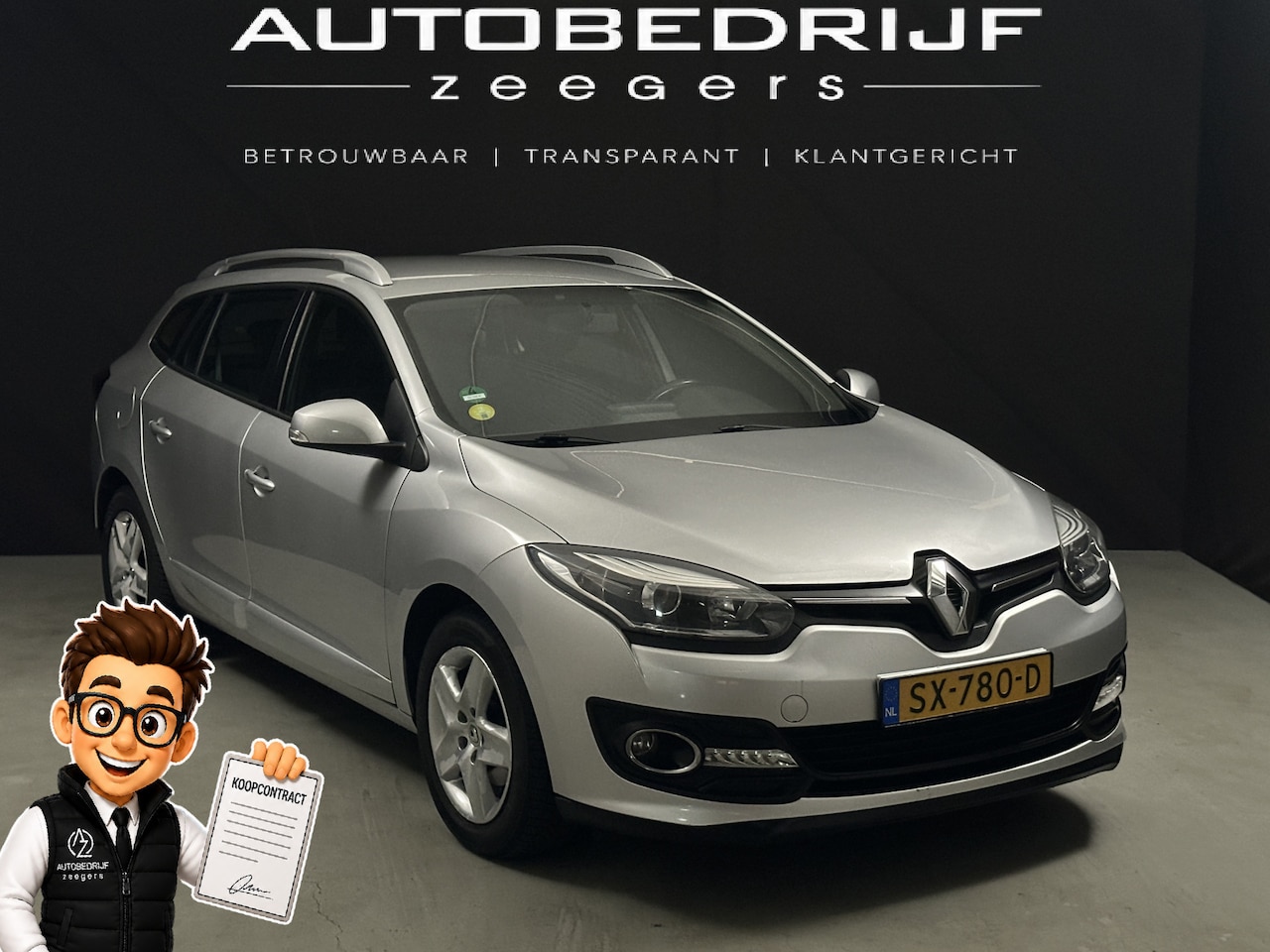 Renault Mégane Estate - 1.5 dCi Authentique *AC*Navi*Diesel* - AutoWereld.nl
