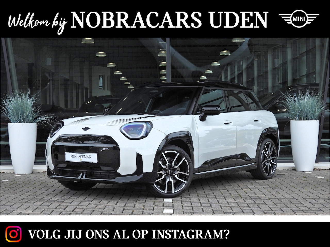 MINI Aceman - SE / John Cooper Works / Pakket M / 19" JCW Lap Spoke 2-tone - AutoWereld.nl