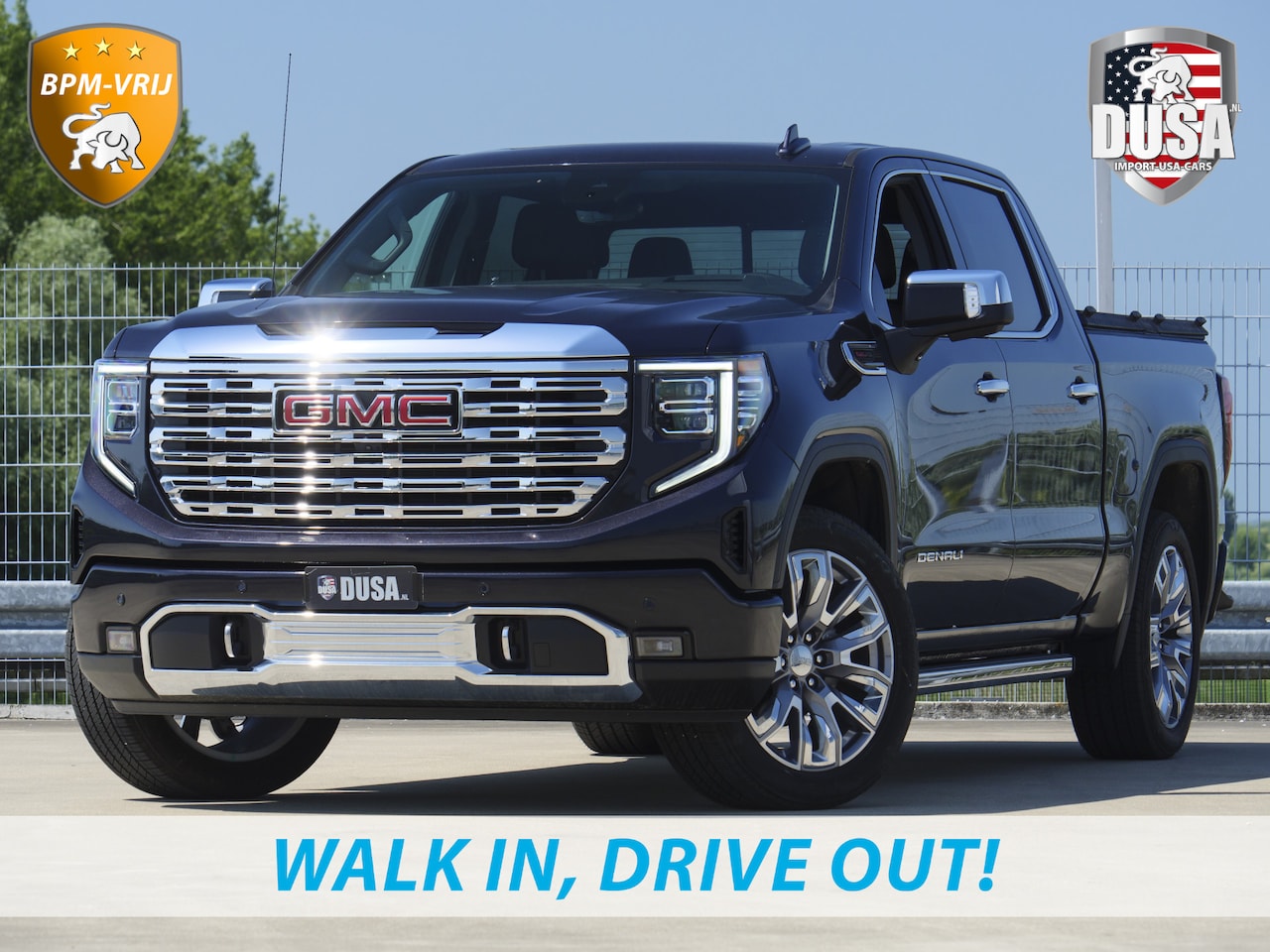 GMC Sierra 1500 - Denali | 6.2L V8 Titanium Rush Metallic | HUD | Bose Audio | Full option Nieuw binnen! - AutoWereld.nl