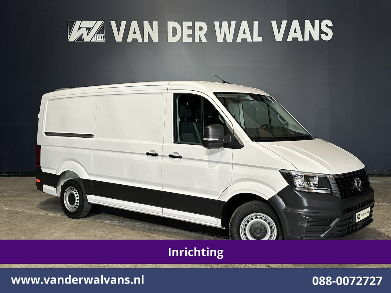 Volkswagen Crafter - 2.0 TDI L3H2 L2H1 Inrichting Euro6 Airco | Trekhaak | Parkeersensoren Bijrijdersbank - AutoWereld.nl