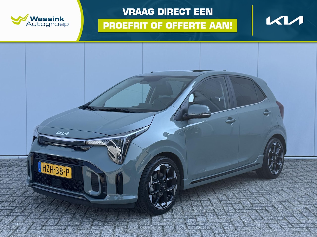 Kia Picanto - 1.0 DPI GT-Line | Lichtmetalen velgen | Camera achter | Schuif kantel dak | Vol leder | Cr - AutoWereld.nl