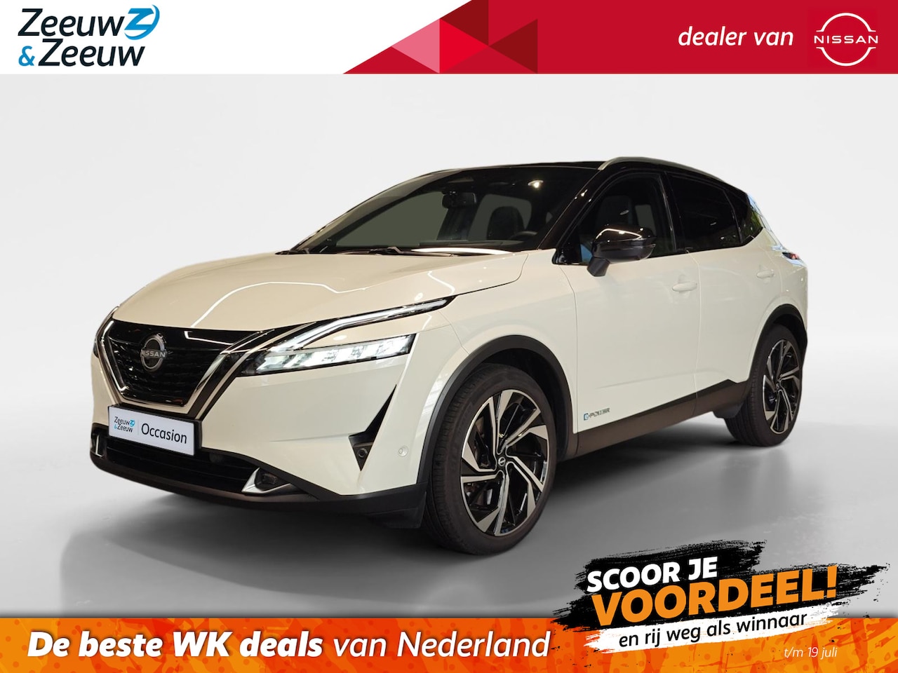 Nissan Qashqai - 1.5 e-Power Tekna Plus | GARANTIE T/M 2034! | FULL OPTION | TWO-TONE | HEAD UP DISPLAY | M - AutoWereld.nl