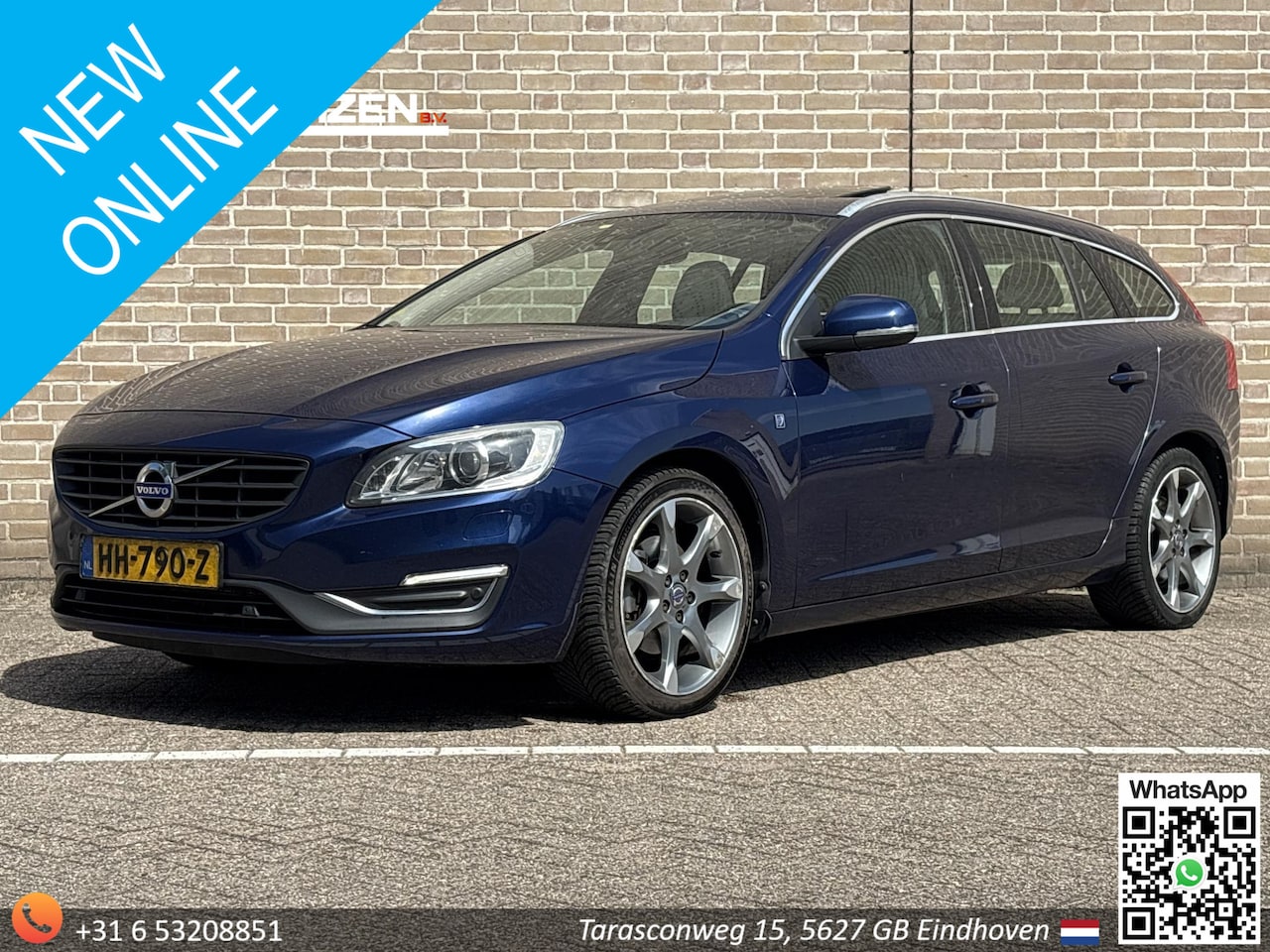 Volvo V60 - 2.0 D2 Ocean Race Business Automaat | Leder | Pano | Climate | Cruise | Navi | Camera | - AutoWereld.nl