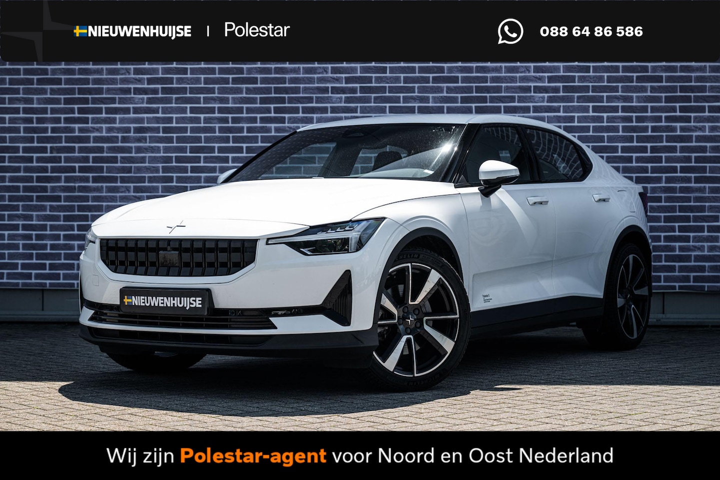 Polestar 2 - Standard Range Single Motor 63kWh | Lichtmetalen Velgen 20 inch | Keyless Entry | Elektris - AutoWereld.nl