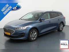 Ford Focus Wagon - 155pk Eco Hybrid Automaat Titanium Groot Sync-4 Navi Trekhaak All seasons Dealeronderhoude