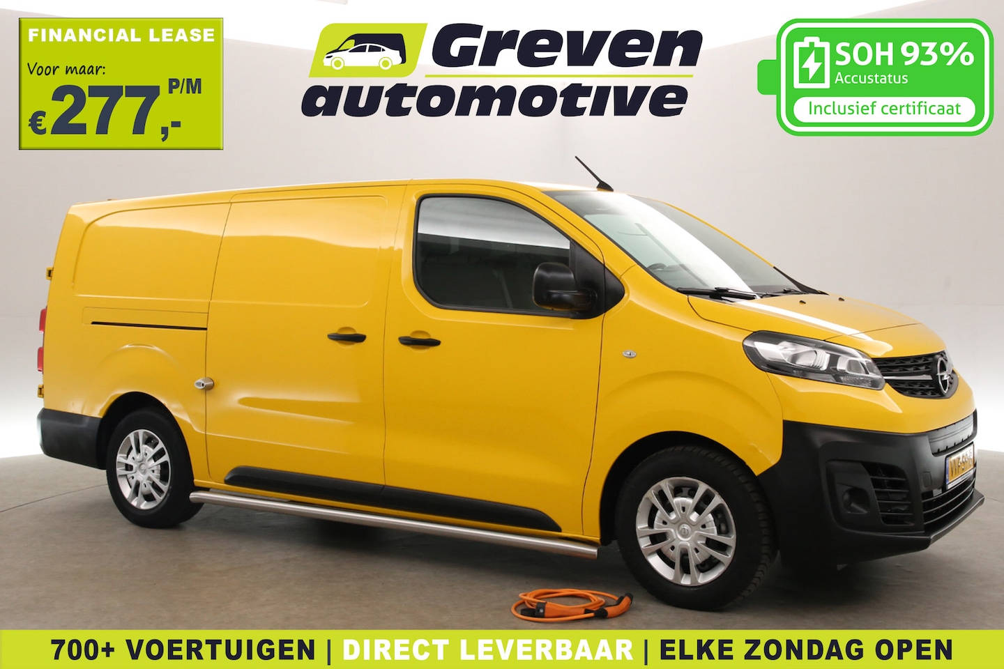 Opel Vivaro-e - 50 kWh L3H1 | Snelladen | SOH 93% | Airco | Cruise | Camera | Carplay | 3 Zits | Parkeerse - AutoWereld.nl