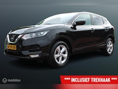 Nissan Qashqai - 1.2 N-Connecta Automaat, Trekhaak, Pdc voor + achter + camera, Cruise, Clima, Donker glas,